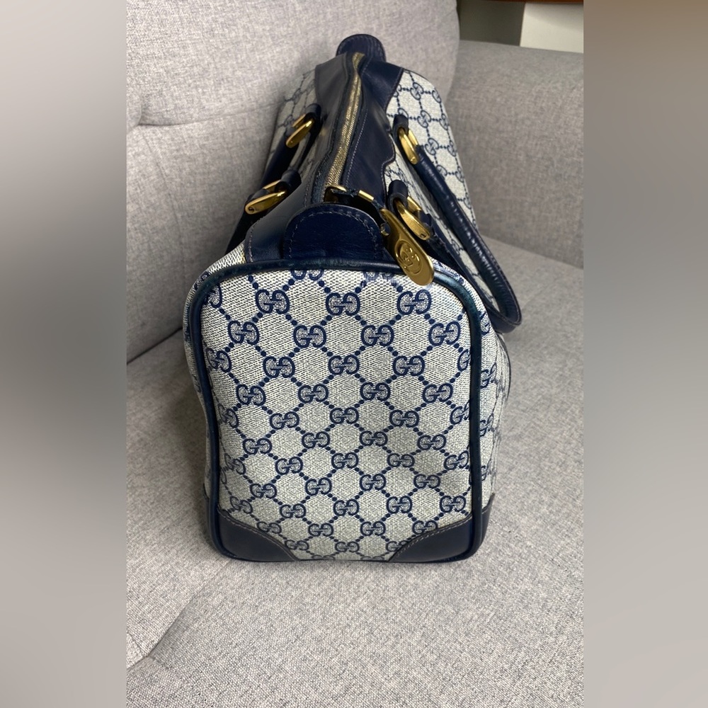 Authentic Gucci Monogram Boston Handbag - Picture 14 of 17
